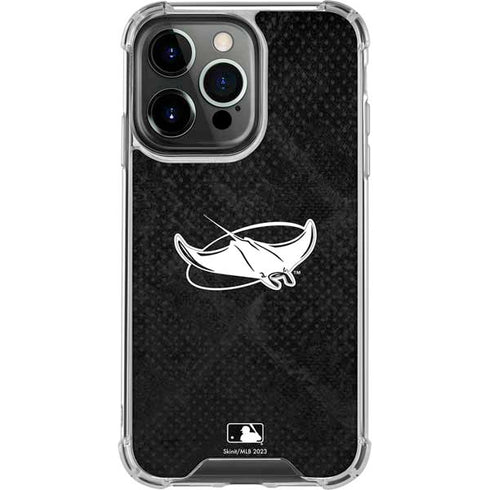 MLB Tampa Bay Rays Dark Wash iPhone 16 Pro Clear Case